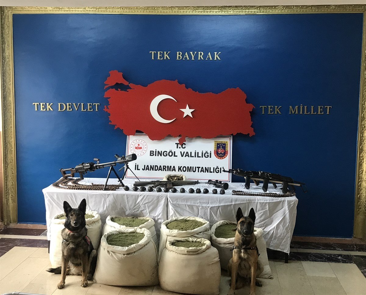 Bingöl'deki 'Eren-4 Operasyonu'nda 150 kilo esrar ele geçirildi