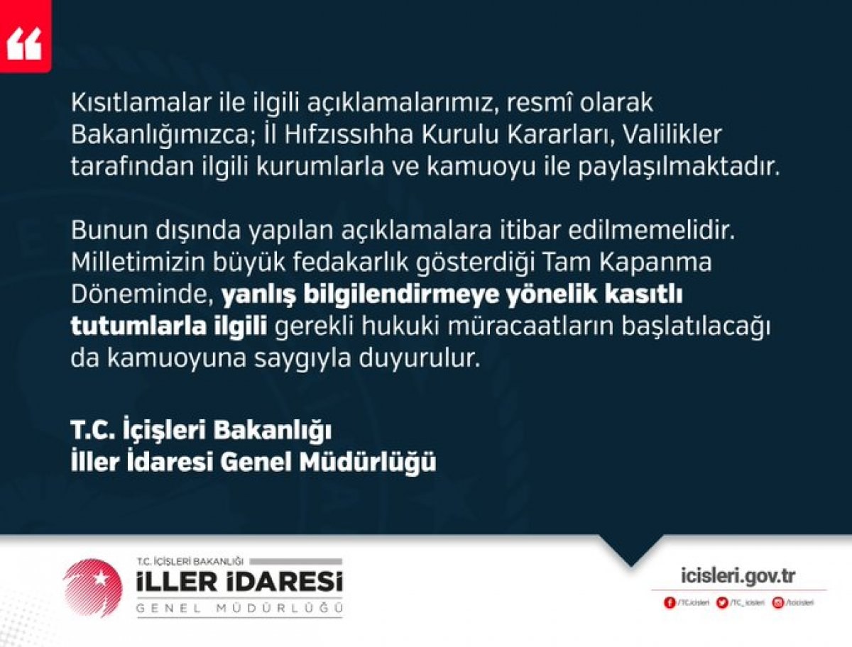TTBP Başkanı: Alkol satış yasağı kalkmıştır