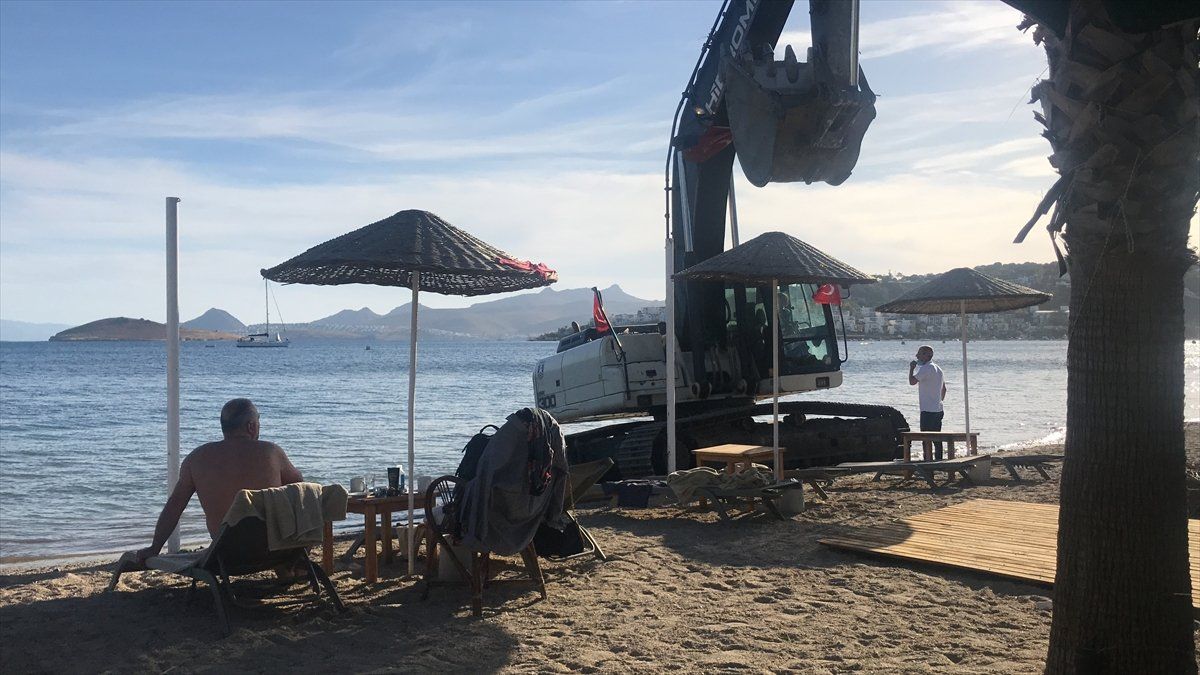 Bodrum'da çevreye zarar veren operatör serbest bırakıldı