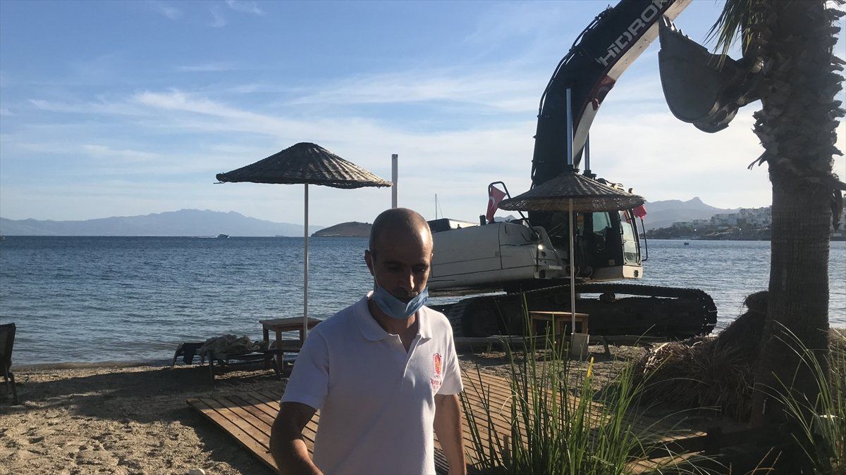 Bodrum'da çevreye zarar veren operatör serbest bırakıldı