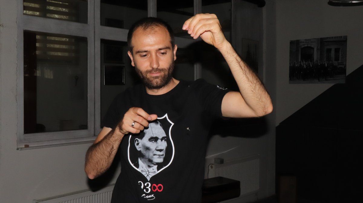 Denizli'de insan yüzlü örümcek görüldü
