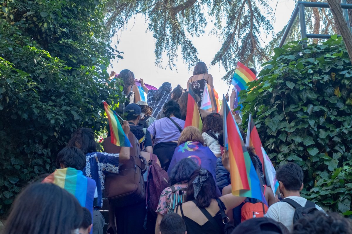 Boğaziçi Üniversitesi'nde LGBT yürüyüşü