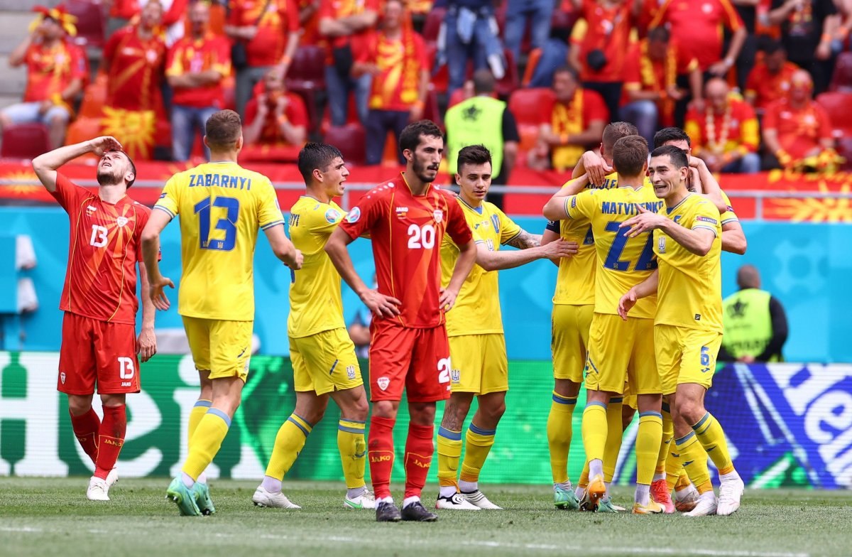 Ukrayna, Kuzey Makedonya'yı 2-1 mağlup etti