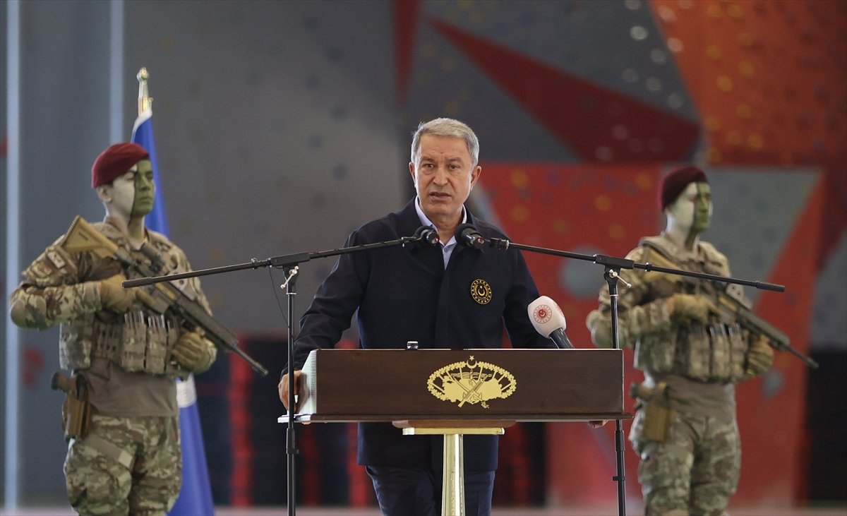 Hulusi Akar: Irak ve Suriye kuzeyinde 1631 teröristi etkisiz hale getirdik