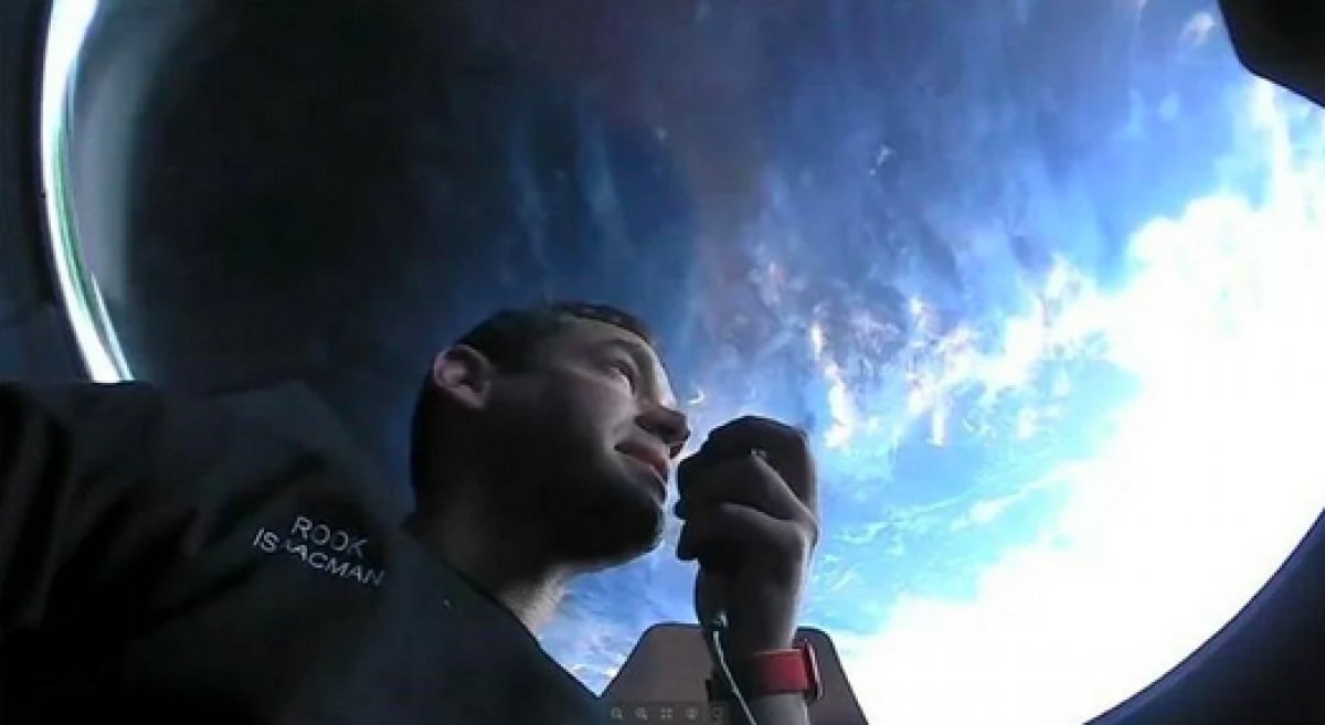 SpaceX'in 4 amatör astronotundan ilk görüntüler paylaşıldı