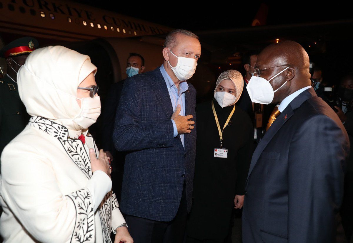 Cumhurbaşkanı Recep Tayyip Erdoğan Angola’da