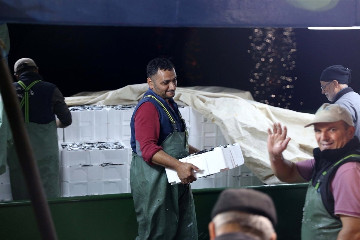 Karadeniz'de hamsi, yüzleri güldürüyor