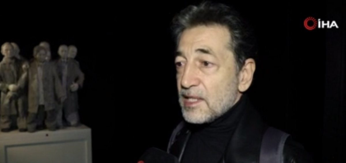 ABD'deki sergide Server Demirtaş'ın hareketli heykeli ilgi odağı oldu
