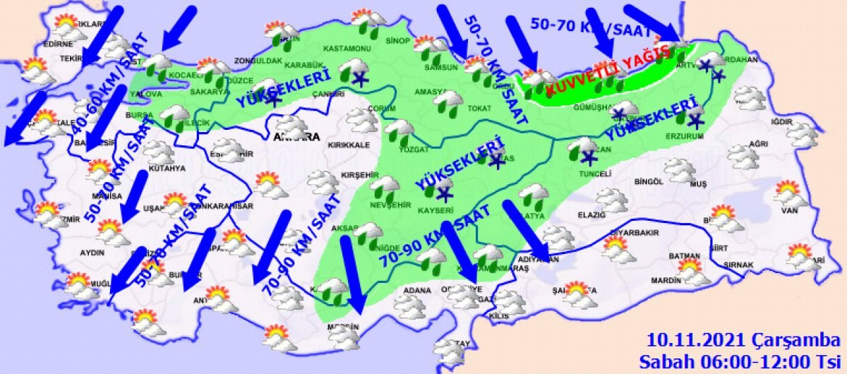 10 Kasım Çarşamba: Bugün hava nasıl olacak? Meteoroloji'den kritik uyarı!