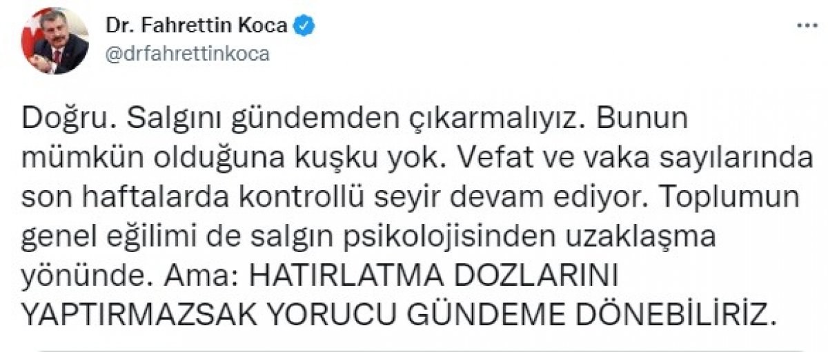24 Aralık Türkiye'de koronavirüs tablosu