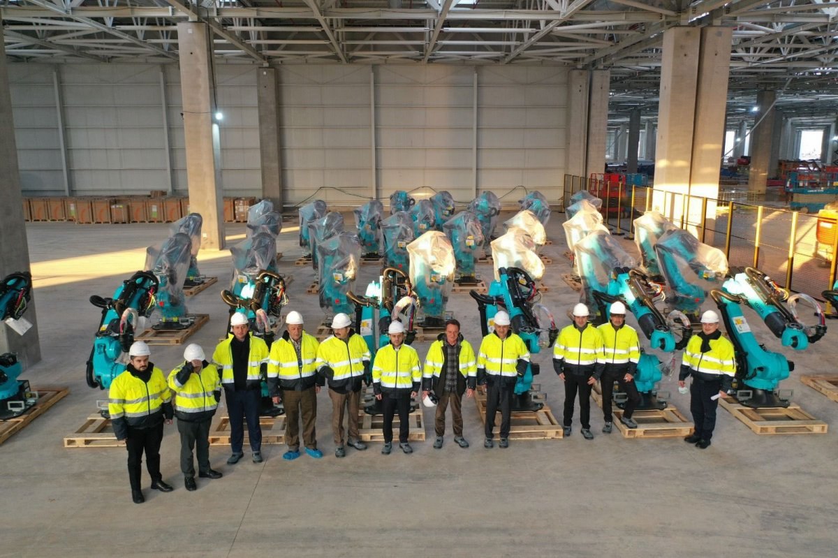 TOGG Gemlik tesisinden yeni görüntüler: Üretim robotları hazır