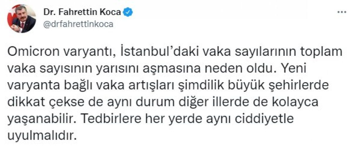 4 Ocak Türkiye'de koronavirüs tablosu