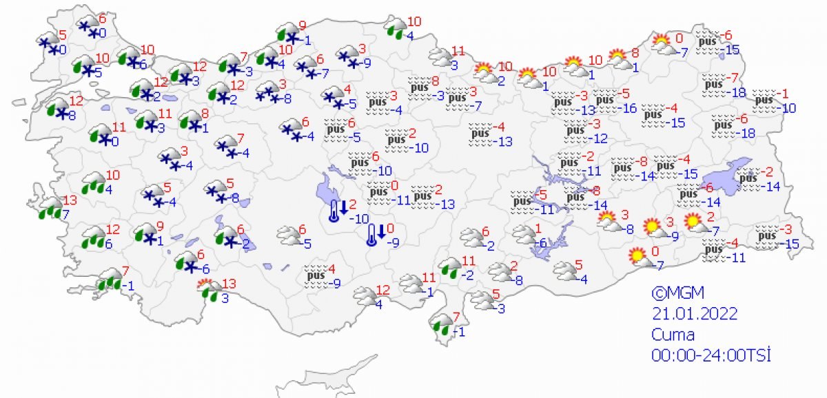 İstanbul'a İzlanda kışı geliyor