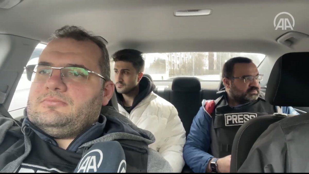Ukrayna'da muhabirler, sığınakta mahsur kalan öğrenciyi kurtardı