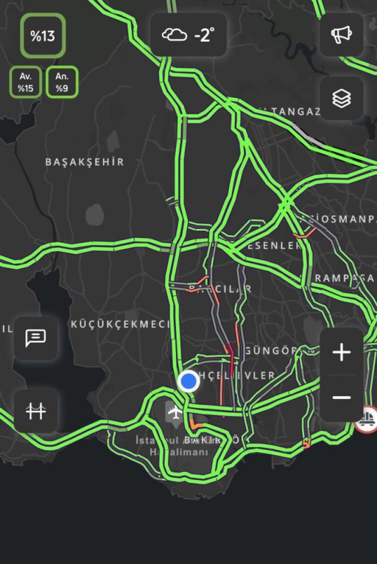 İstanbul'da vatandaşlar kar uyarılarını dikkate aldı