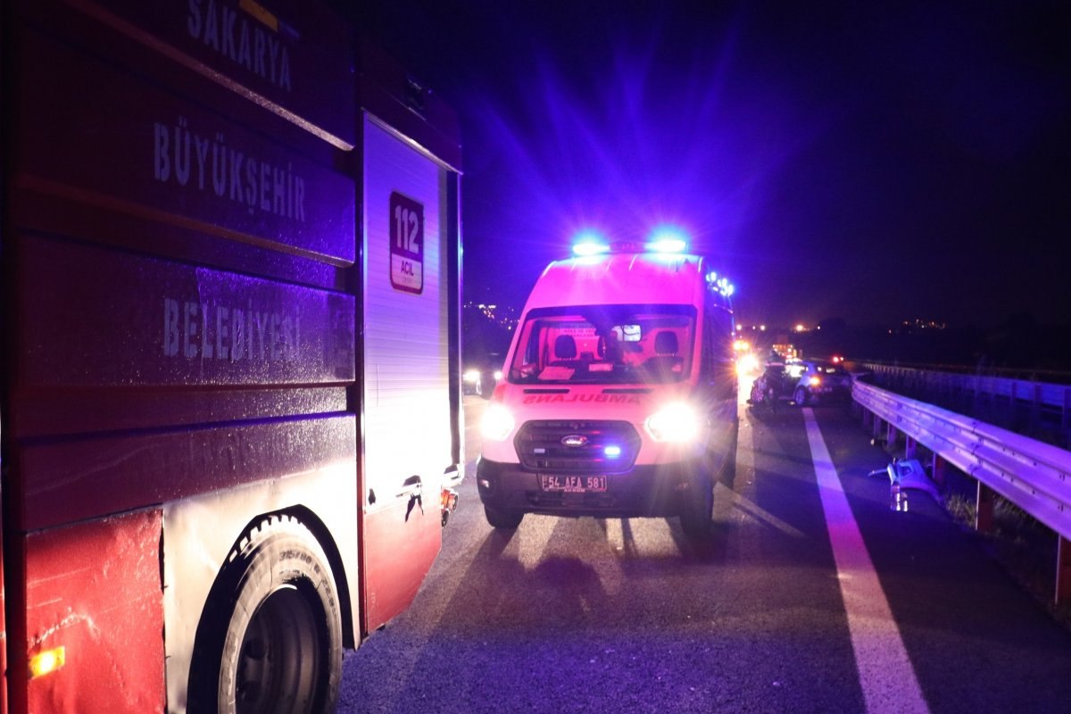 Kuzey Marmara Otoyolu'nda kaza: 5 yaralı