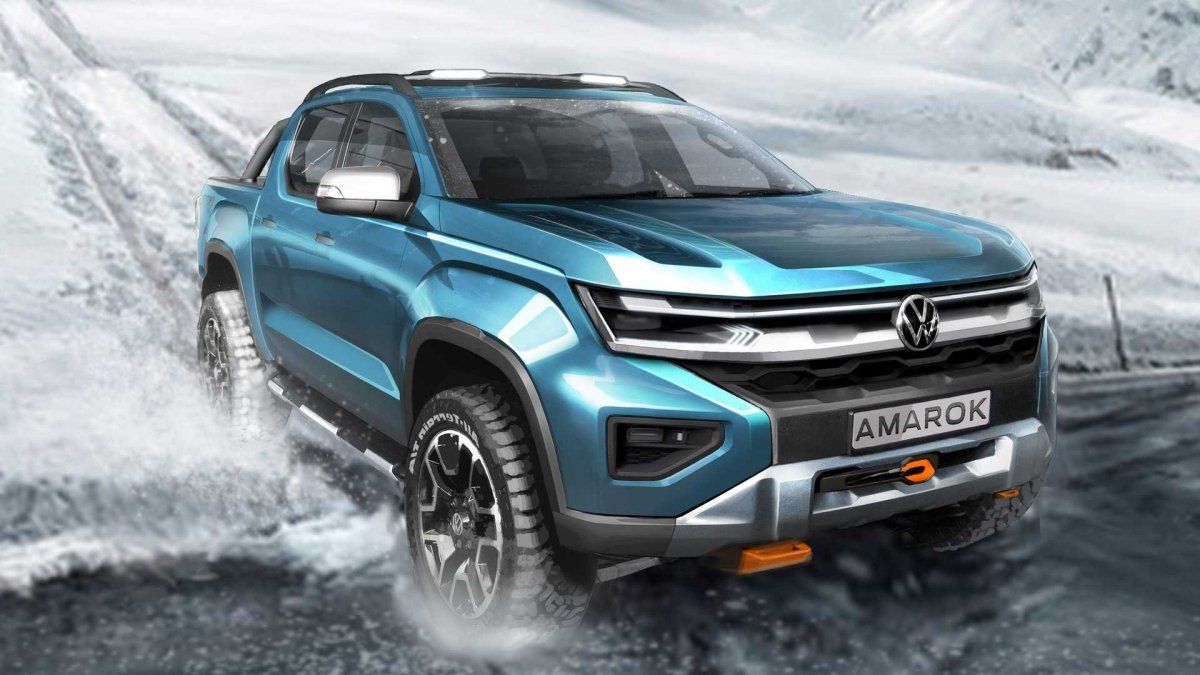 Yeni Volkswagen Amarok'tan ipucu görseli geldi