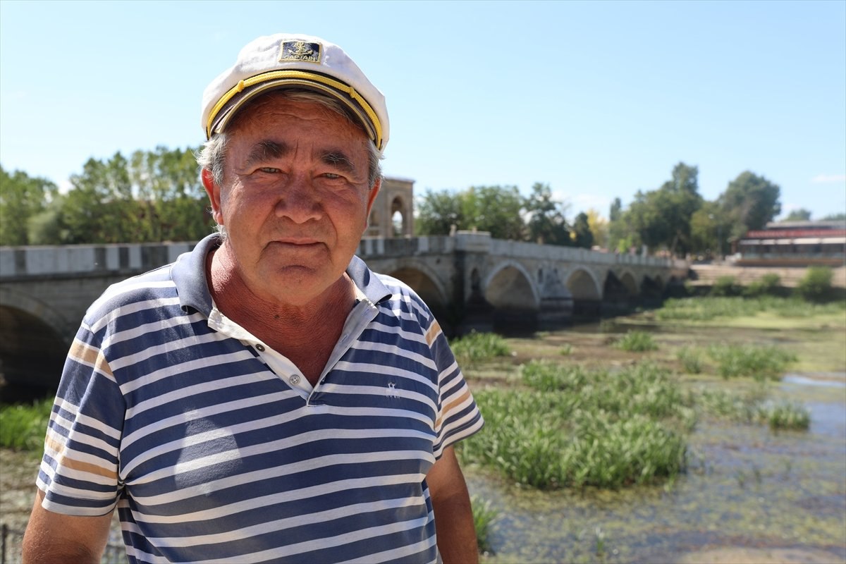 Tunca ve Meriç Nehri'nin debisinde düşüş yaşanıyor