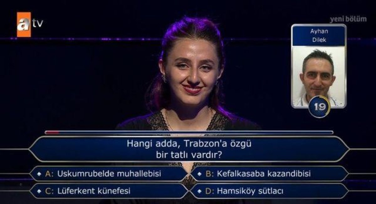 Kim Milyoner Olmak İster'de evlilik teklifi
