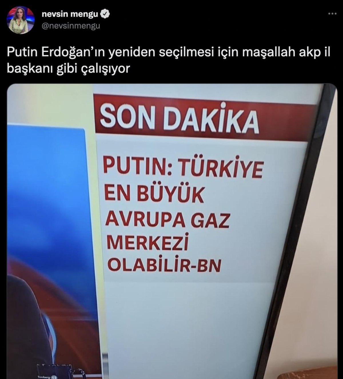Nevşin Mengü, Türkiye'de gaz merkezi kurulması fikrinden rahatsız oldu