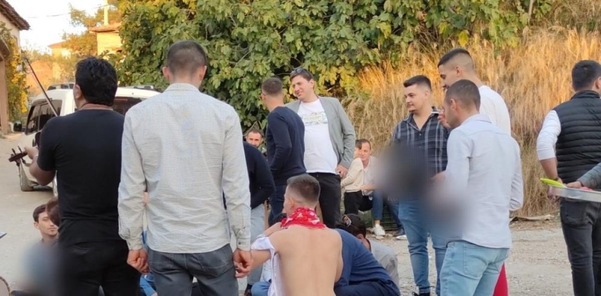 Bursa'da damadın kıyafetlerini yırtıp yemek yaptırdılar