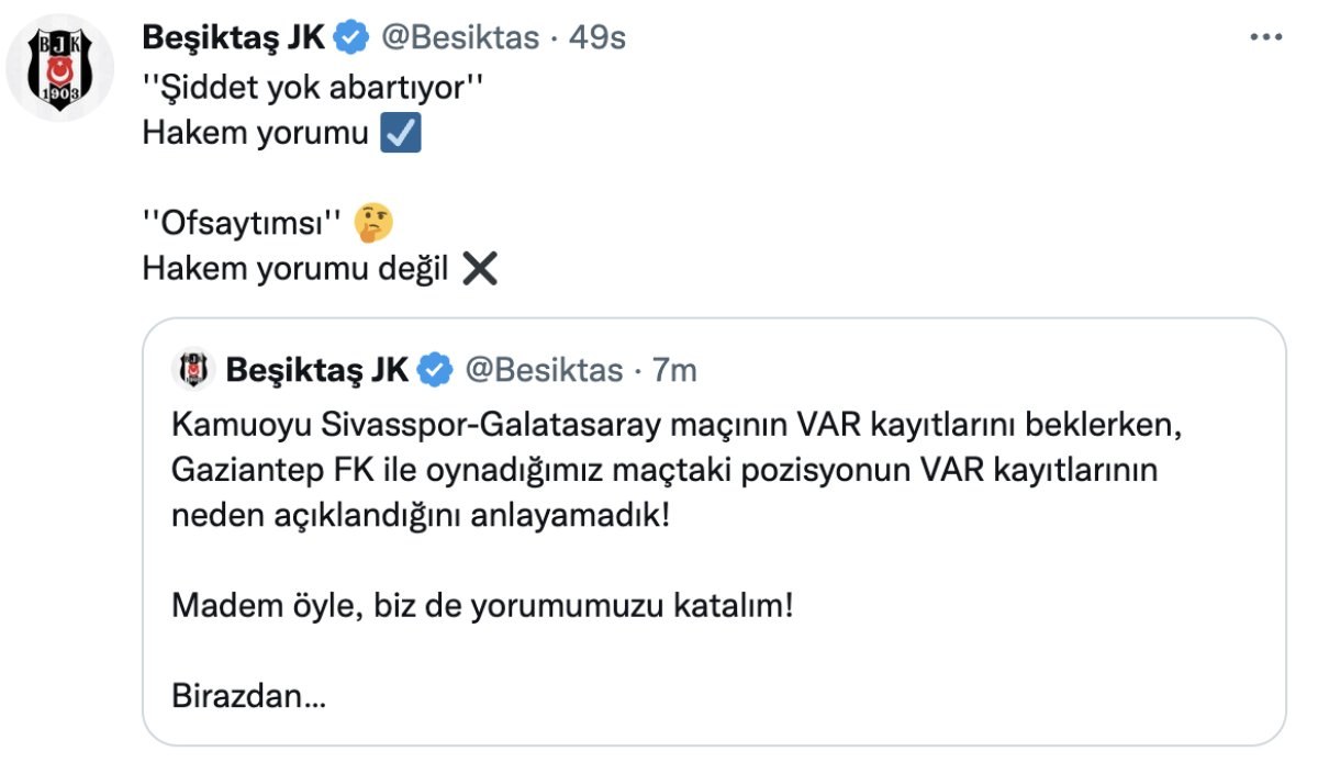 Çok konuşulan pozisyondaki diyaloglar ortaya çıktı! Beşiktaş'tan VAR  kayıtlarının yayınlanmasına ilk tepki - Son Dakika