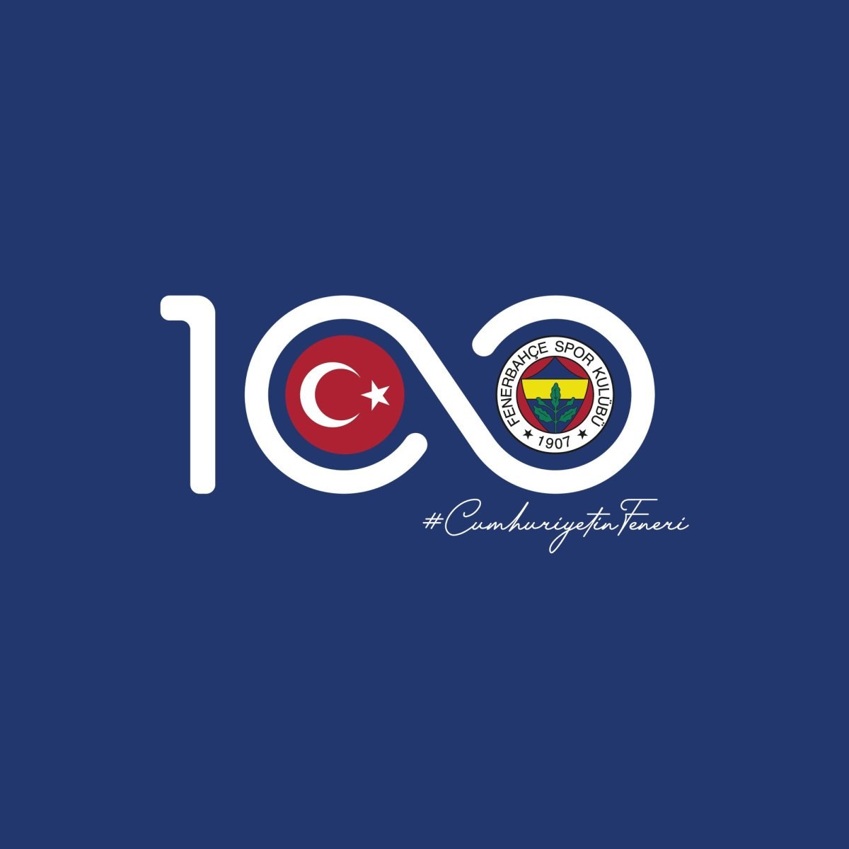 Fenerbahçe'nin Cumhuriyetin 100. yılına özel arması formalarda bulunacak