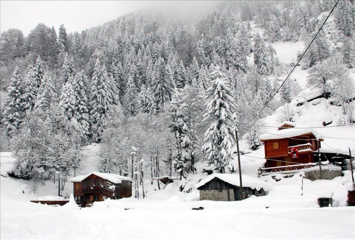 Rize ve Artvin için yoğun kar yağışı beklentisi