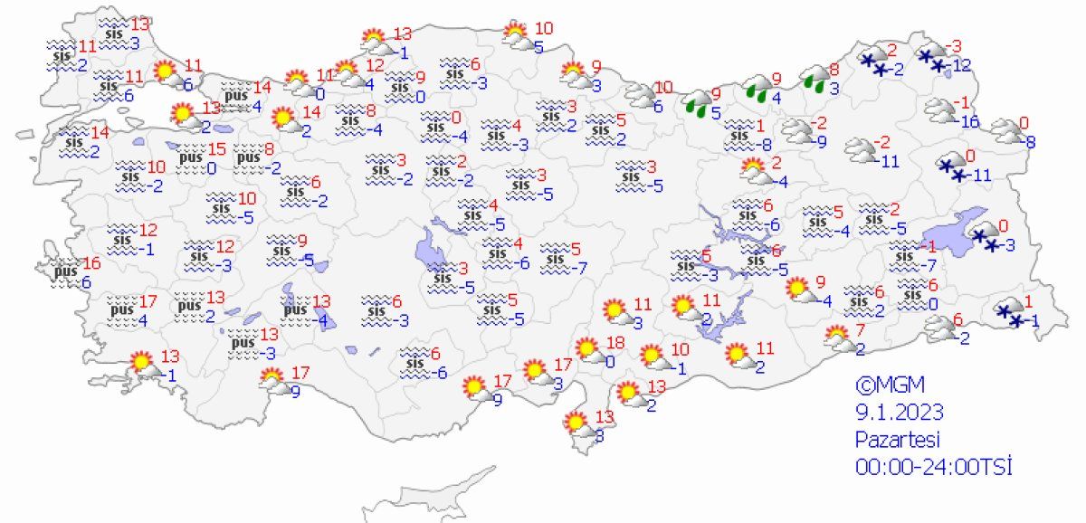 Yurt genelinde sıcaklık artıyor