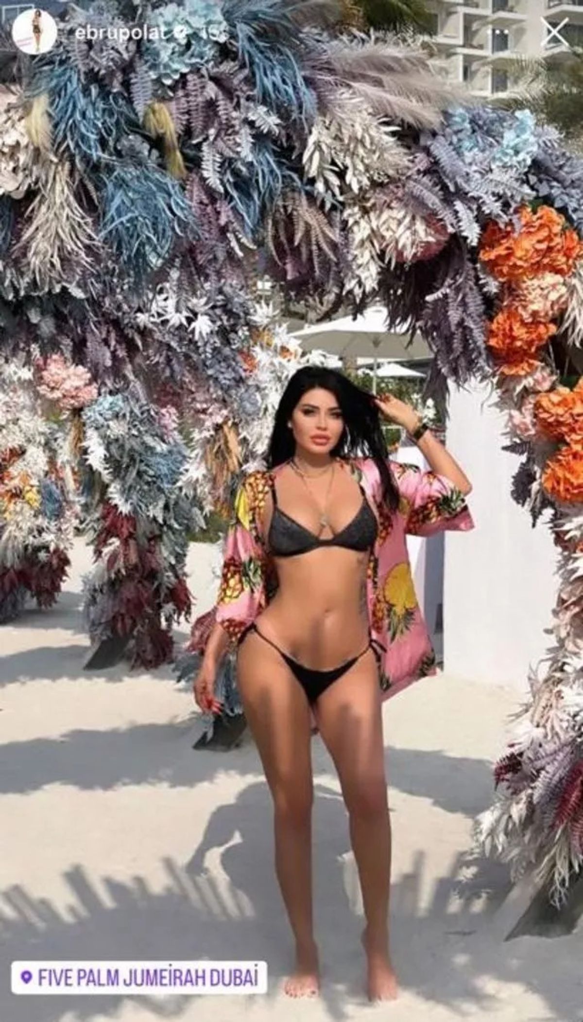 Ebru Polatın son karesi olay oldu! Yazı erken getirdi