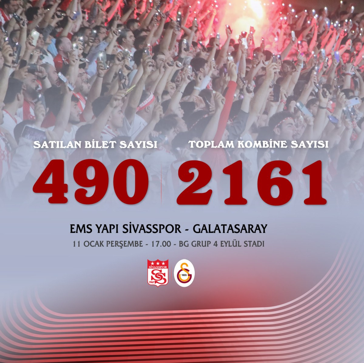 Sivasspor'dan aklama: Galatasaray mana 1000 bilet satamadk
