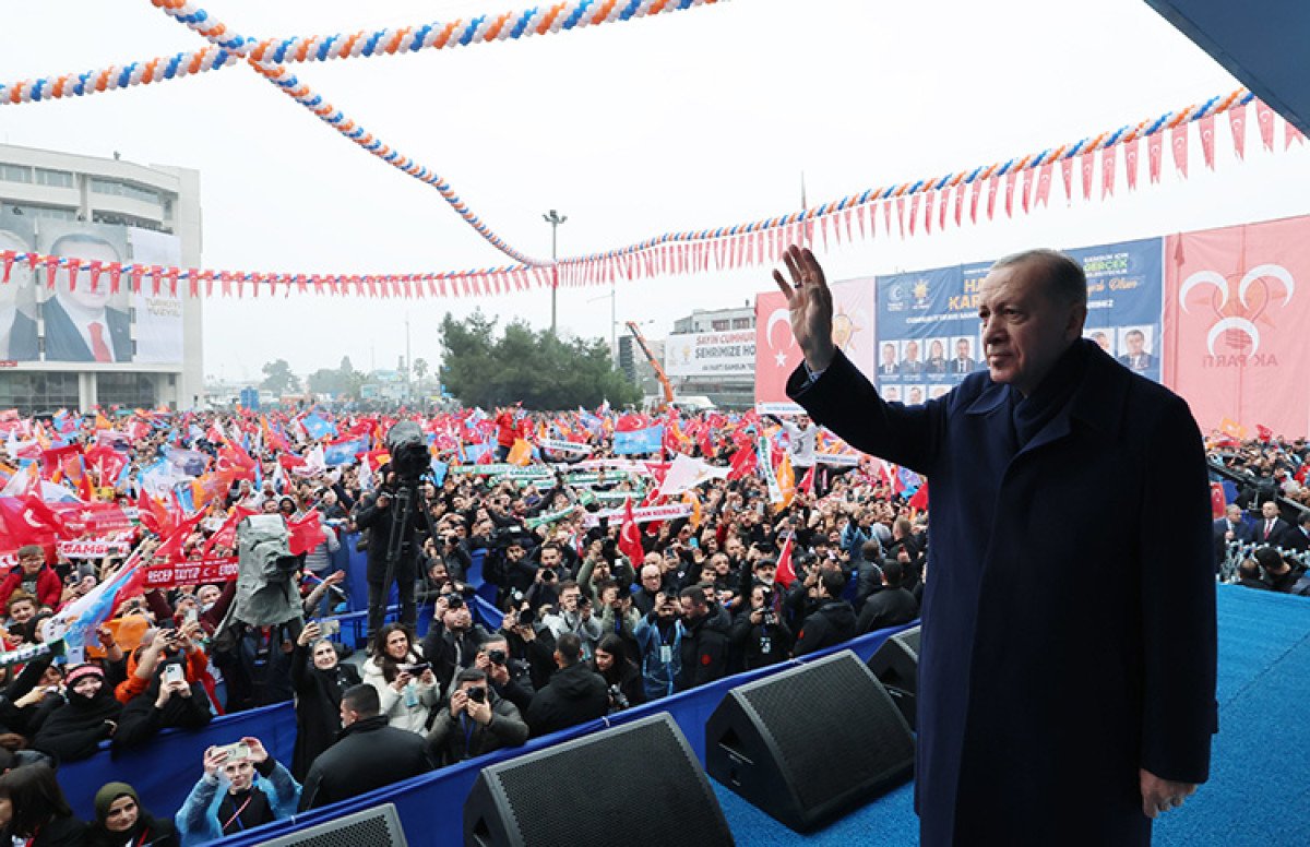 Cumhurbaşkanı Recep Tayyip Erdoğanın Yerel Seçim Çalışmaları Sürüyor