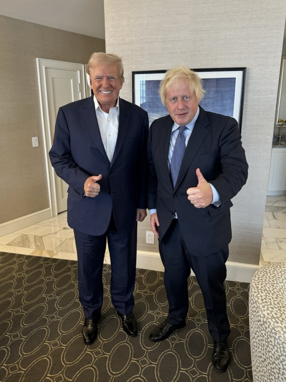 Boris Johnson - Donald Trump