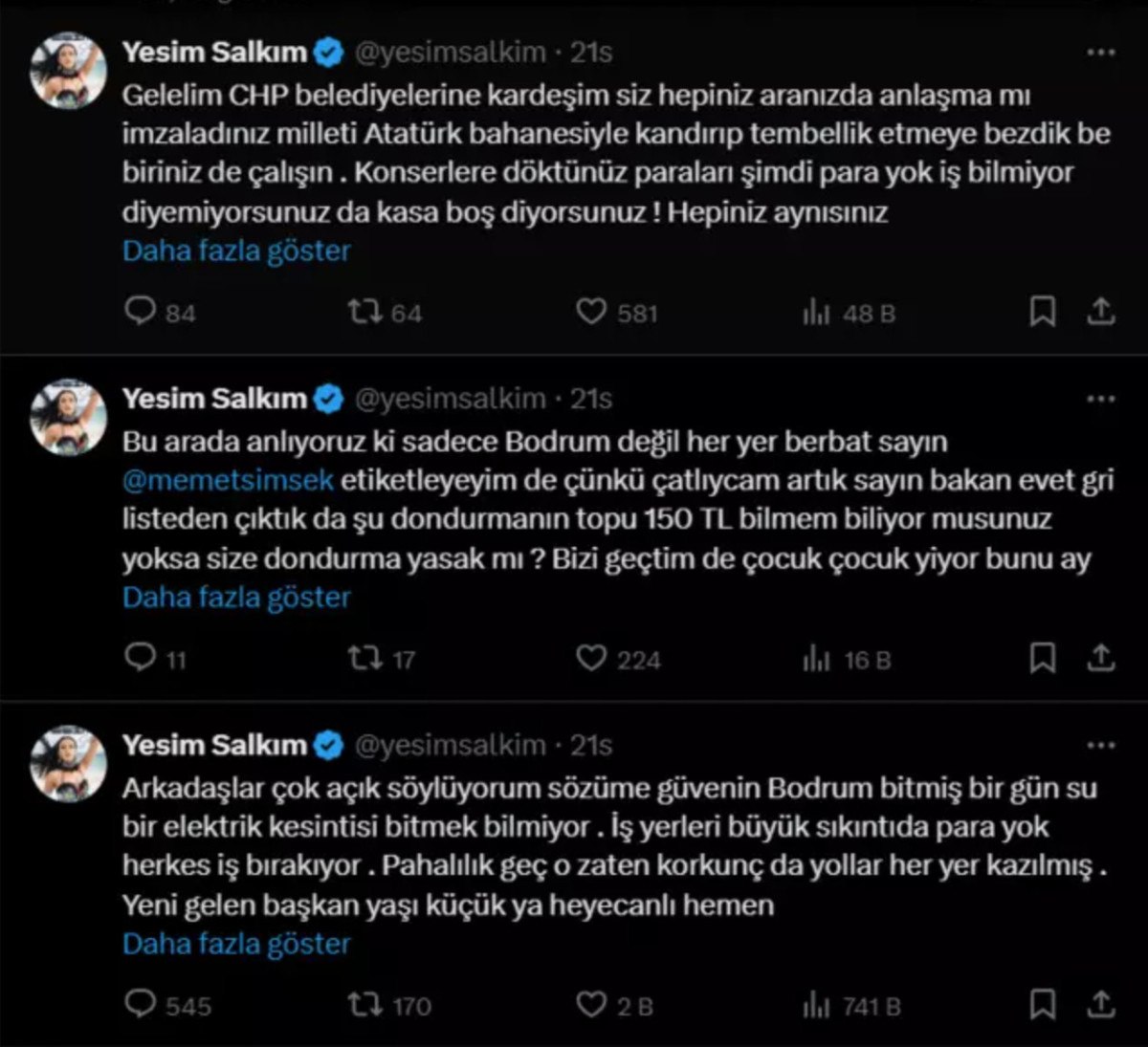 Yeşim Salkım Twit