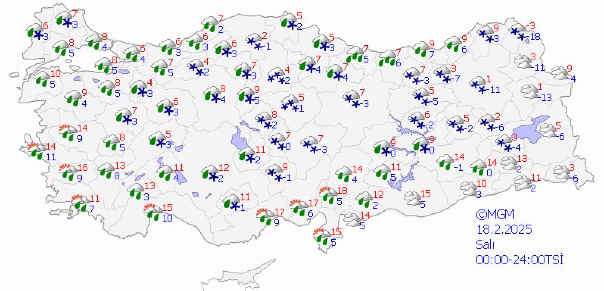İstanbul'a Beklenen Kar Yağışı