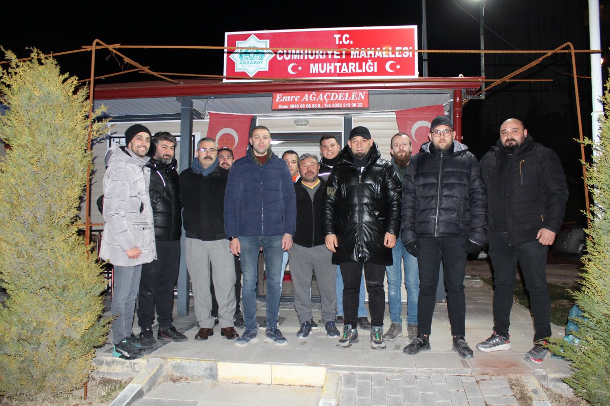Ramazan ayının ikinci sahurunda Aksaray'da gelenekselin dışına çıkan anlamlı bir etkinlik gerçekleştirildi