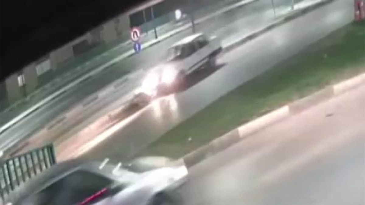 Manisa’da motosikletlinin öldüğü kazanın görüntüleri ortaya çıktı