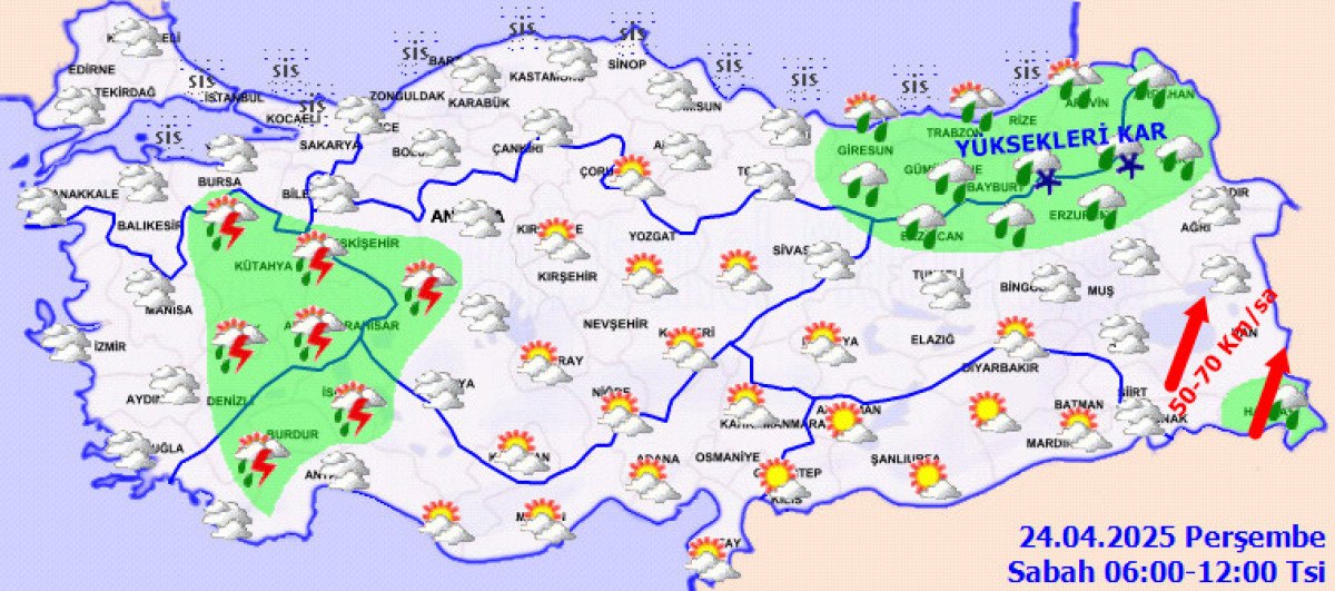 Haber Merkezi'nden Güncel Hava Durumu Bildirisi