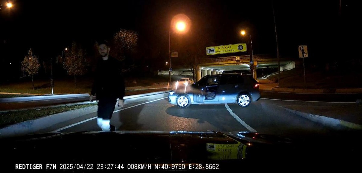 İstanbul Bakırköy'de Sahil Yolu Üzerinde Gelişen Olay