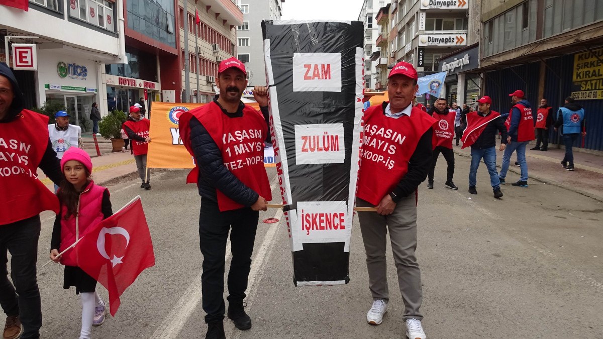 DHA Samsun’da 1 Mayıs Emek ve Dayanışma Günü Kutlamaları