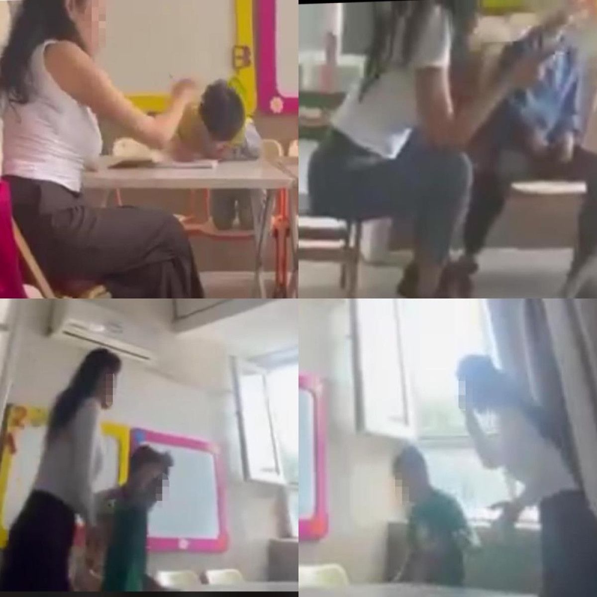 Adana'da �zel �ocuklar� darbeden kad�n ��retmen tutukland�