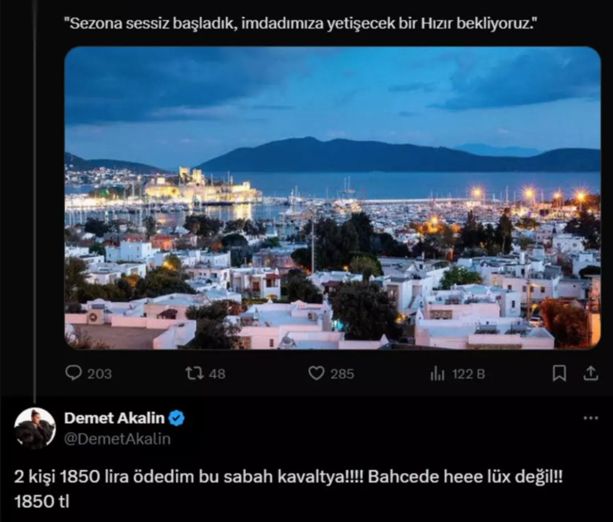 Demet Akalın Bodrum'da Lüks Olmayan Bir Mekanda Şoke Oldu