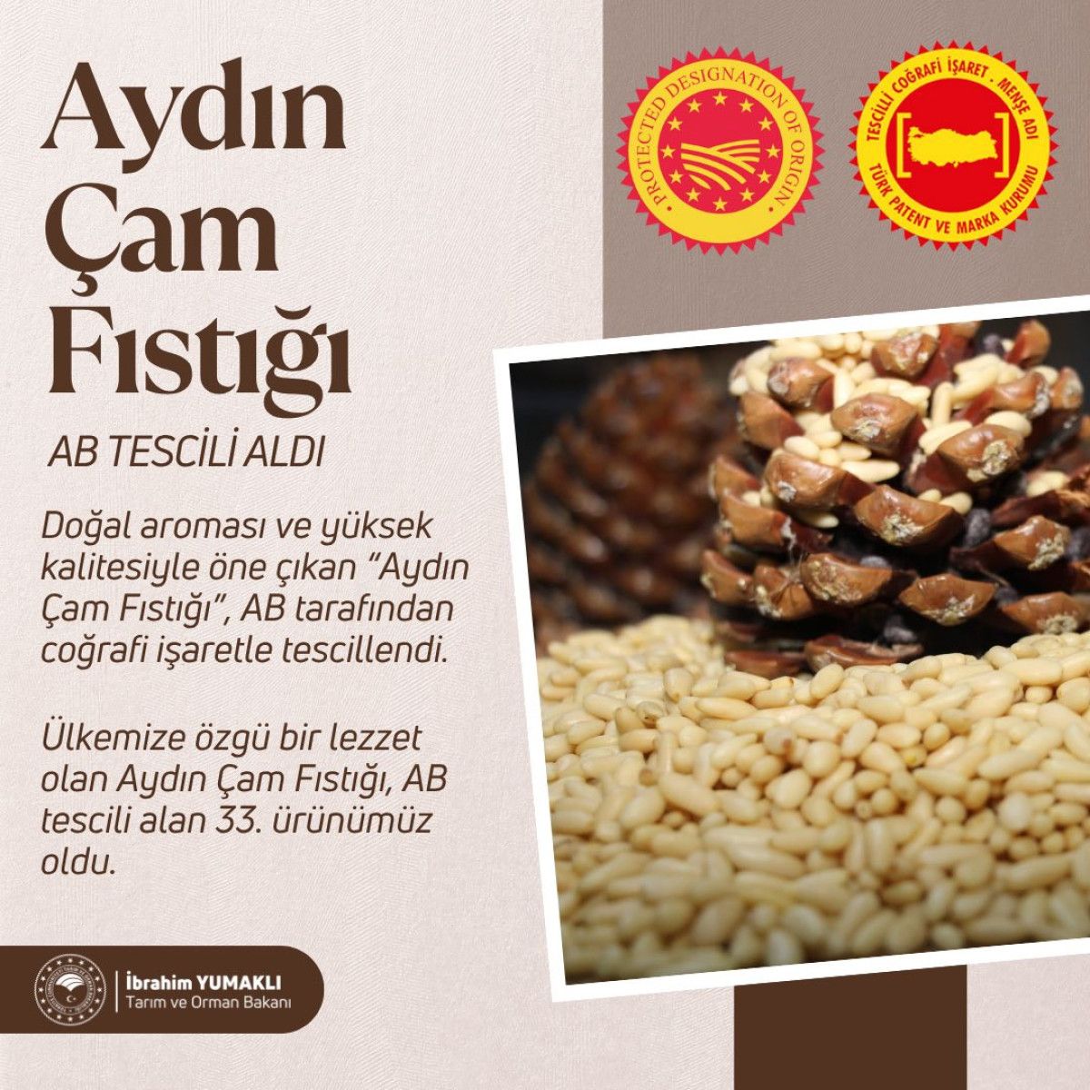 AB İŞARETİ ALAN 33'ÜNCÜ ÜRÜN