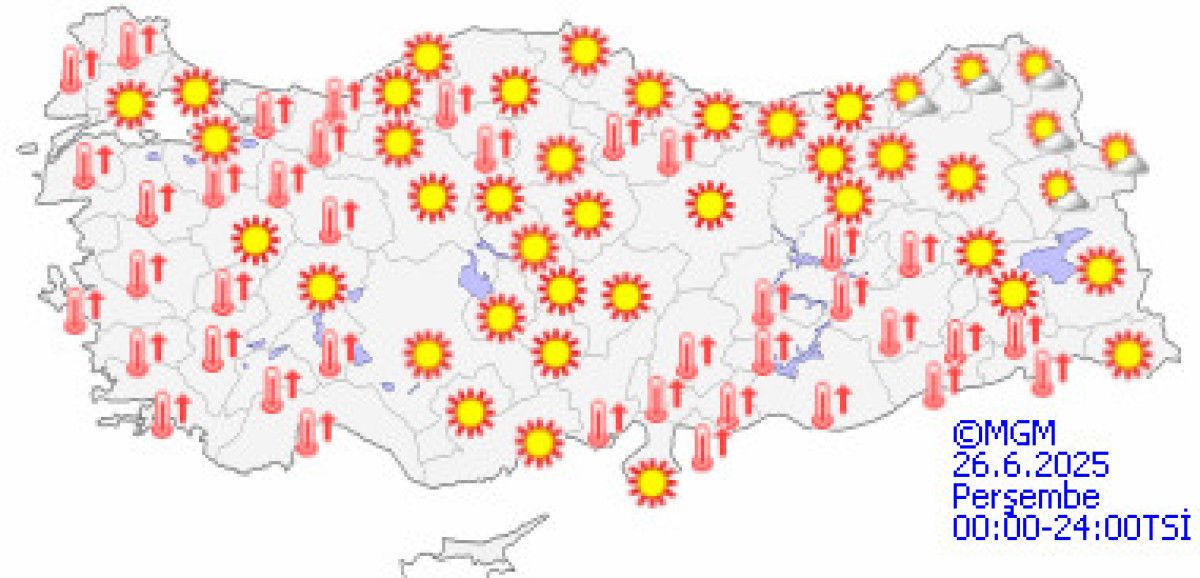 Güneşli Hava Yerini Yağışlara Bırakıyor