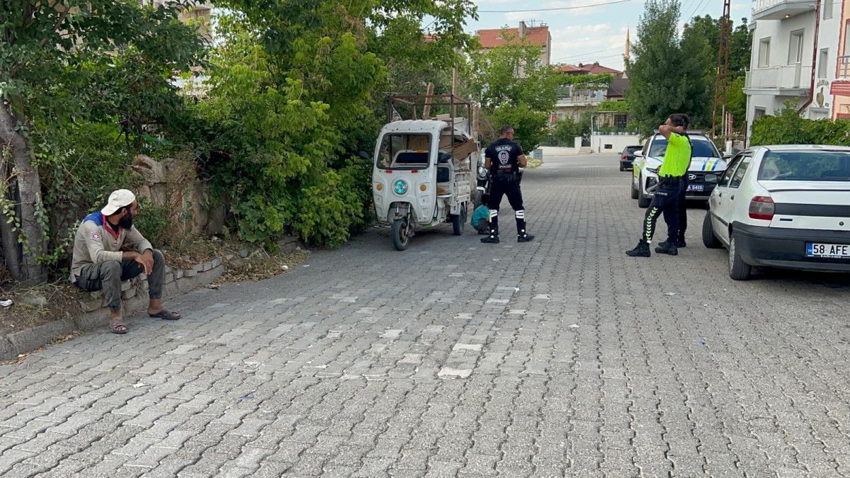Kaçmaya çalışan şüpheli, beklenmedik bir şekilde davranış sergiledi