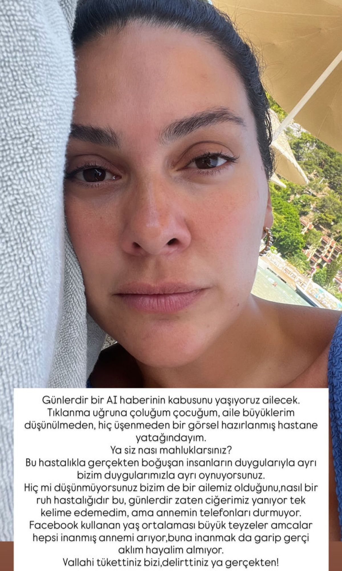 Bergüzar Korel'den Yapay Zeka ve Fotoğraf Kullanımına Sert Tepki