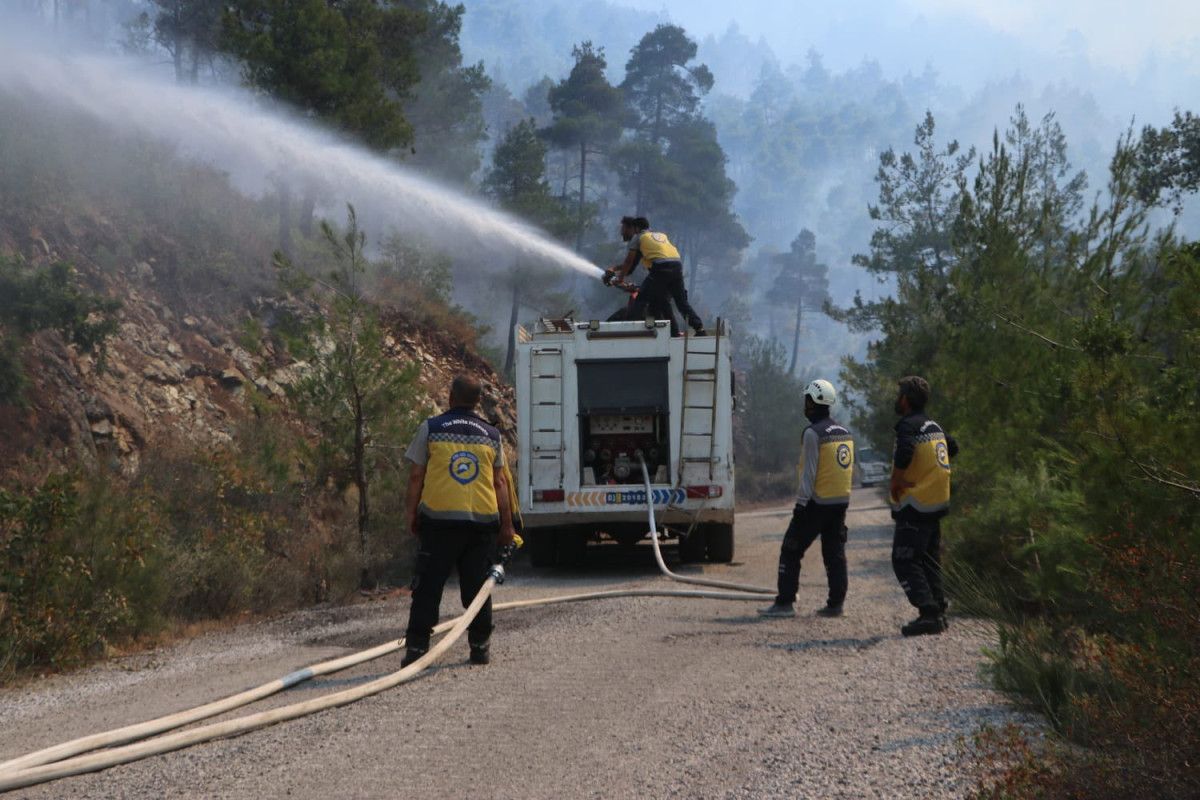 Suriye'de Artan Orman Yangınları ve Son Durum