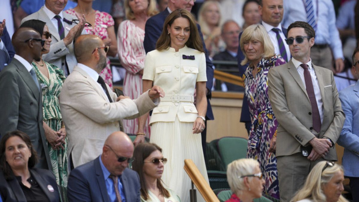Prenses Kate Middleton, Wimbledon'da Sağlık Durumunu Gösterdi