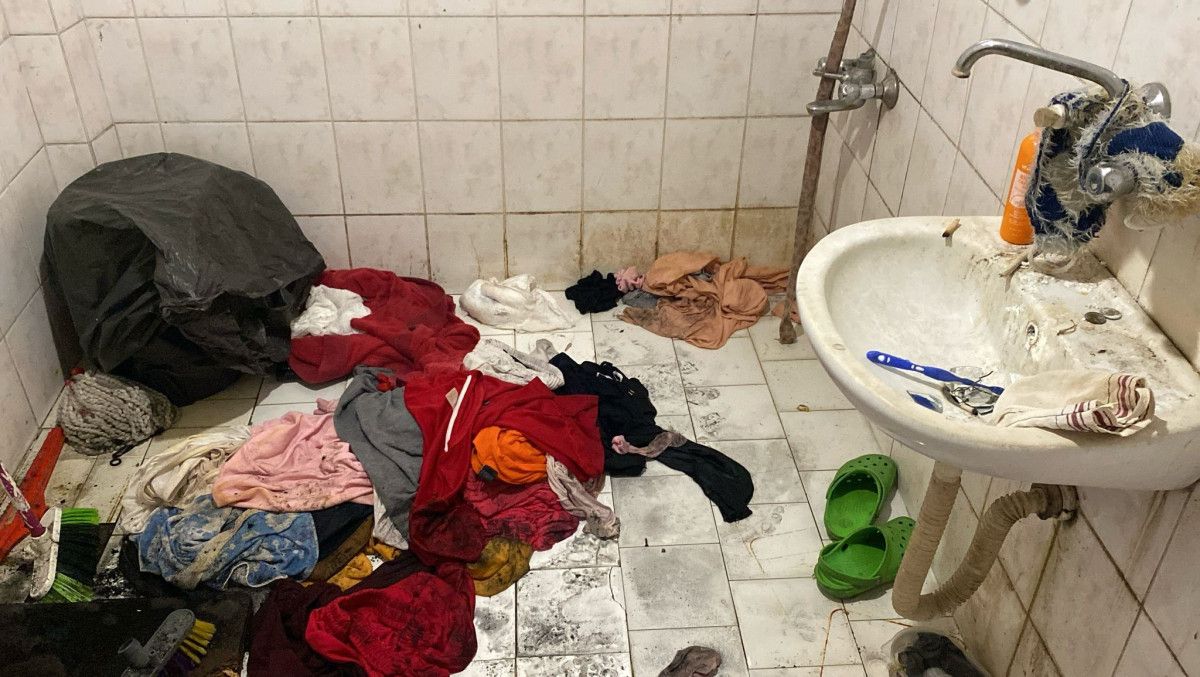 Bolu'nun Karamanlı Mahallesi'ndeki 5 katlı apartmanda korkutucu bir durum ortaya çıktı