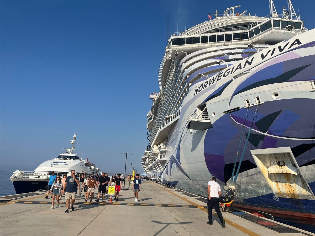 Bodrum’un Efsanevi Tatil Rotalarına Kruvaziyer Ziyareti Yoğunluğu